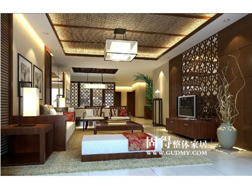 中式墻板、吊頂系列9